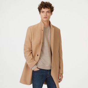 loukas funnel neck coat